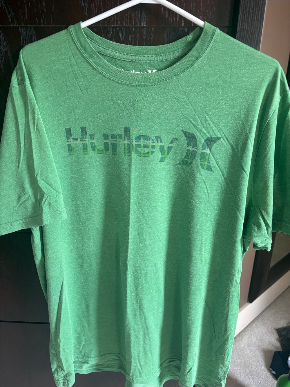 Hurley Green Short Sleeve Logo Tee